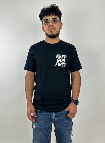 KGF Stacked Tee - Black/White